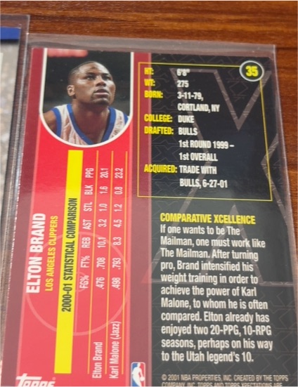 1999-00 Topps Stadium Club #176 Elton Brand — front