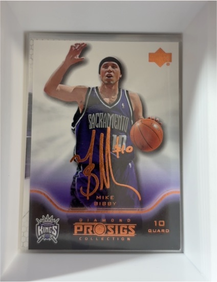 2004-05 Upper Deck Pro Sigs #75 Mike Bibby — front