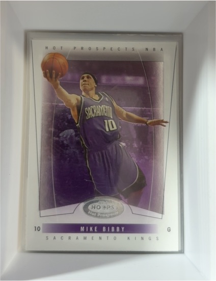 2003-04 Hoops Hot Prospects #2 Mike Bibby — front