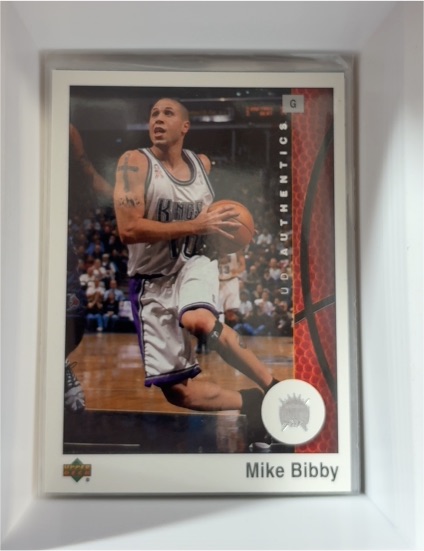 2002-03 Upper Deck Authentics #72 Mike Bibby — front