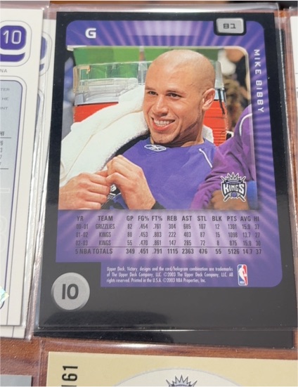 2003-04 Upper Deck #81 Mike Bibby — front