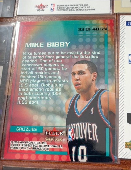 1999-00 Fleer Skybox Impact #33 Mike Bibby — front