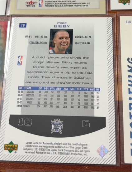 2004-05 Upper Deck #78 Mike Bibby — front