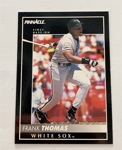 1992 Pinnacle #1 Frank Thomas — front