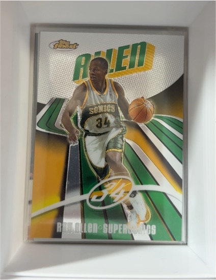 2003-04 Topps Finest #43 Ray Allen — front