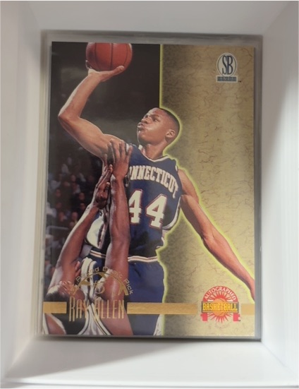 1996 Score Board #5 Ray Allen Rookie — front