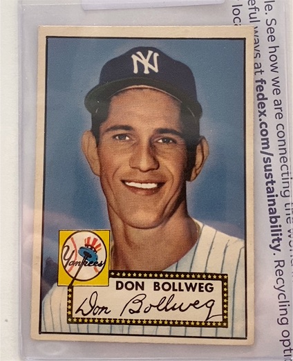 1952 Topps #128 Don Bollweg — front