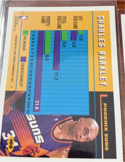 1993-94 Topps #109 Charles Barkley — front