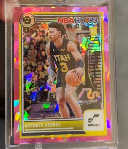 2023-24 Panini NBA Hoops Premium Stock #98 Keyonte George — front