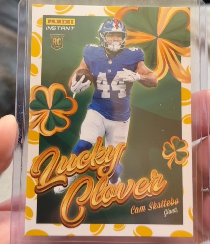 2025 Panini Instant #19 Cam Skattebo — front