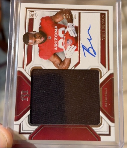 2024 Panini National Treasures #36 Trey Benson — front