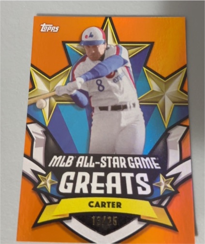 2025 Topps All-Star Game Greats #ASGG-44 Gary Carter — front