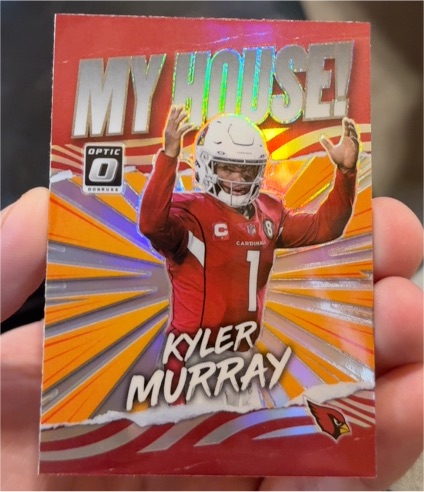 2021 Donruss Optic #MH-19 Kyler Murray My House! Arizona Cardinals — front