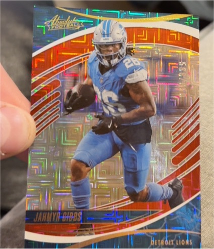 2025 Panini Absolute #91 Jahmyr Gibbs — front