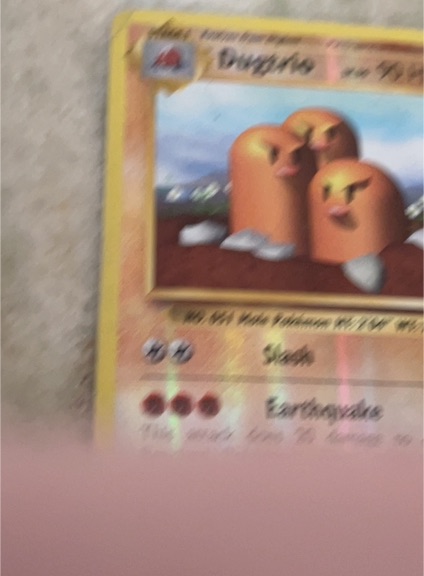 1999 Pokémon #19 Dugtrio — front