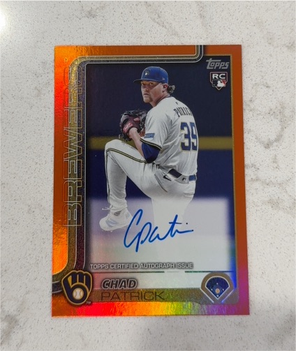 2025 Topps Chrome Update #AC-CPA Chad Patrick — front