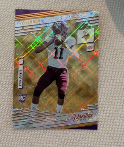 2021 Panini Prestige Xtra Points Diamond #206 Kellen Mond — front