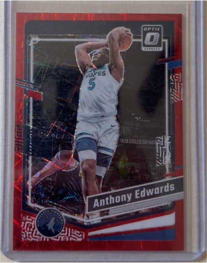 2023-24 Panini Donruss Optic #59 Anthony Edwards — front