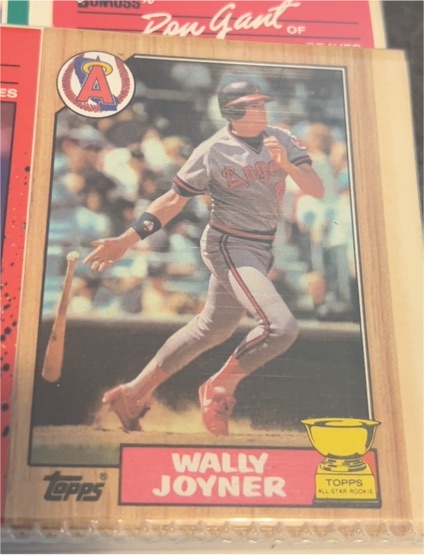 1987 Topps #80 Wally Joyner — front
