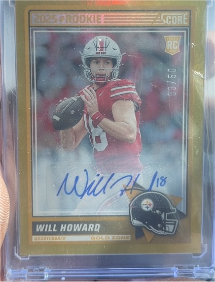 2025 Panini Score #3 Will Howard — front