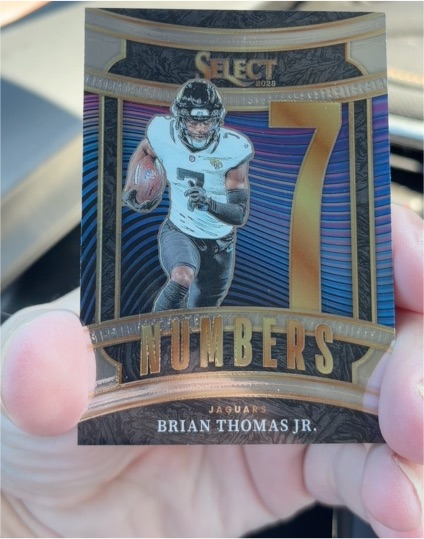 2025 Panini Select #9 Brian Thomas Jr. — front
