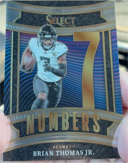 2025 Panini Select #9 Brian Thomas Jr. — front