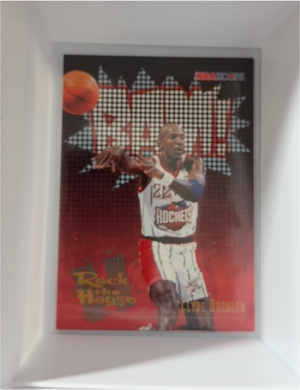 1995-96 NBA Hoops #379 Clyde Drexler Rock The House — front