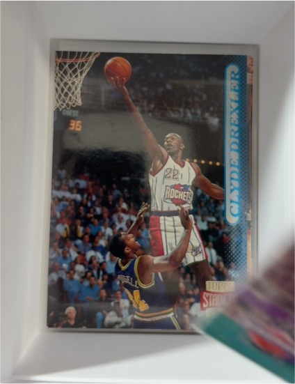 1996-97 Topps Stadium Club #84 Clyde Drexler — front