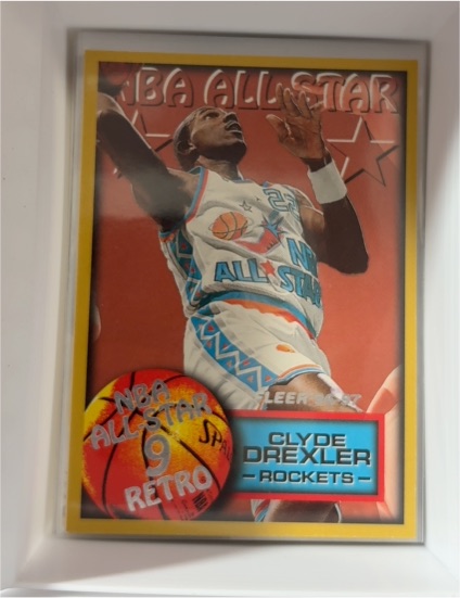 1996-97 Fleer NBA All Star 9 Retro #283 Clyde Drexler — front