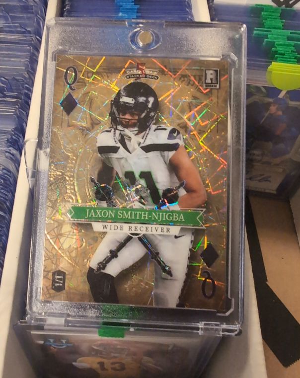 2023 Wild Card Stacked Deck Rookie Insert #SD-JS Jaxon Smith-Njigba — front