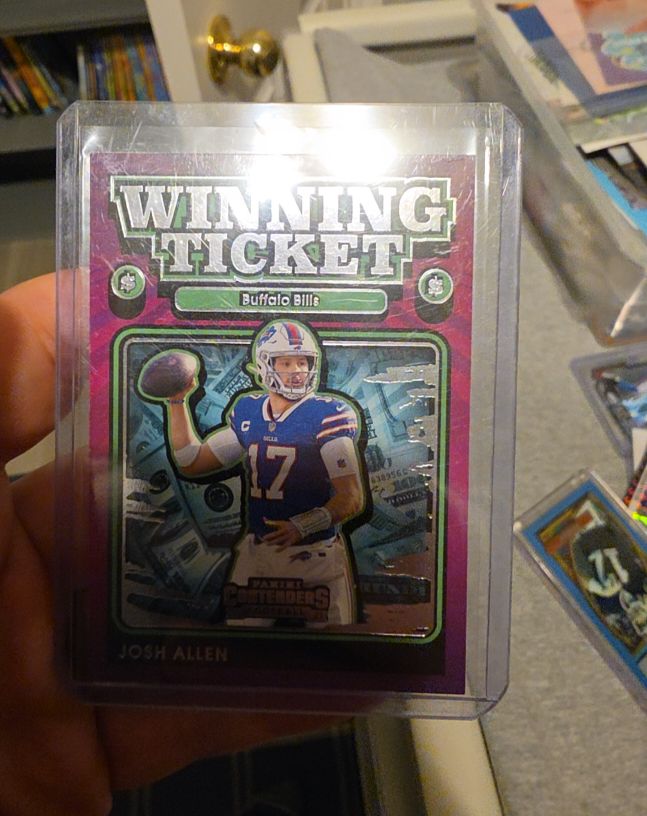 2021 Panini Contenders Winning Ticket #WT-JAL Josh Allen — front