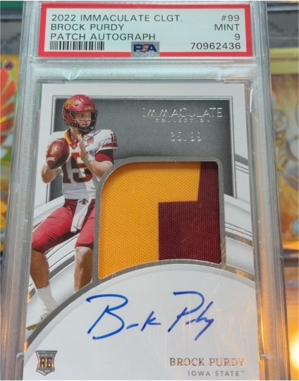 2022 Panini Immaculate Collegiate #99 Brock Purdy — front