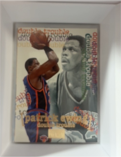 1996-97 Skybox Premium #262 Patrick Ewing Double Trouble — front