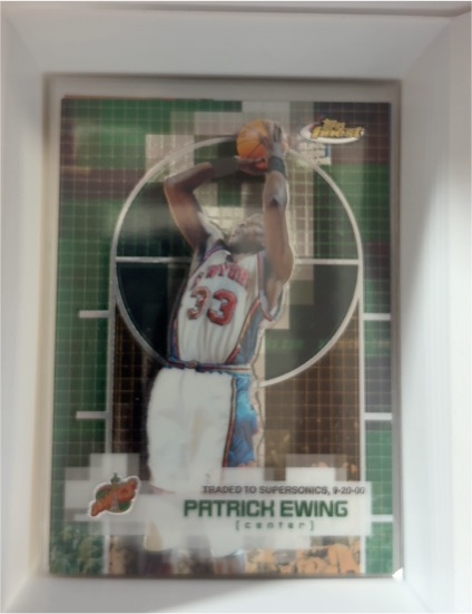 2000-01 Topps Finest #93 Patrick Ewing — front