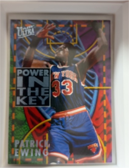 1994-95 Fleer Ultra #2 Patrick Ewing Power in the Key — front