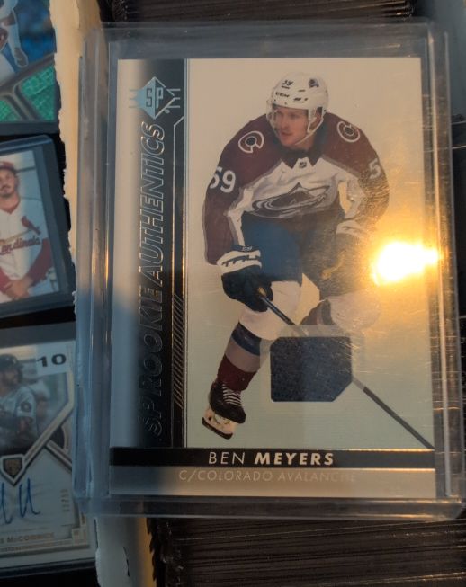 2022-23 Upper Deck SP Rookie Authentics #119 Ben Meyers — front