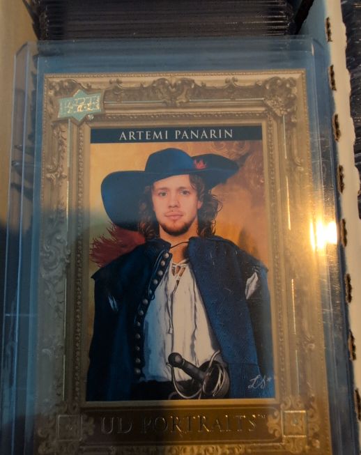 2023-24 Upper Deck Series 2 UD Portraits #P47 Artemi Panarin — front