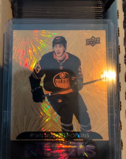 2020-21 Upper Deck Dazzlers Orange #DZ-117 Ryan Nugent-Hopkins — front