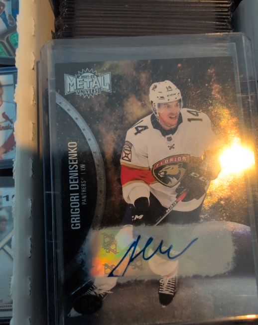 2021-22 Skybox Metal Universe #153 Grigori Denisenko Rookie Card RC — front