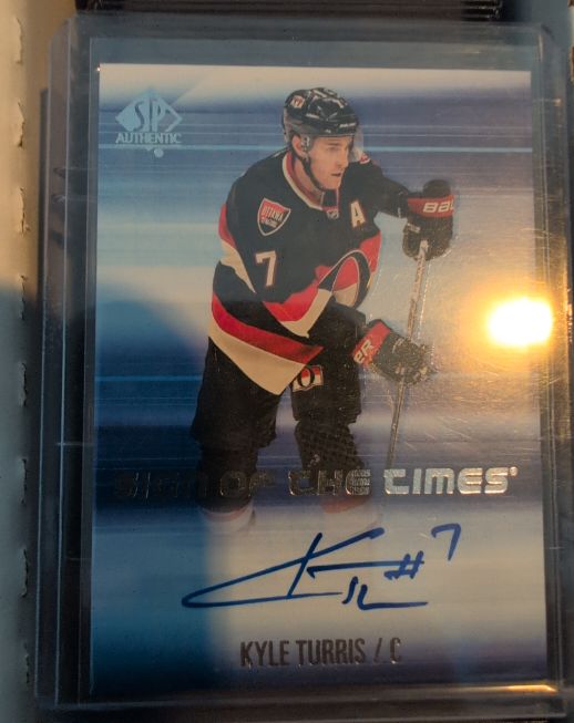 2015-16 SP Authentic Sign of the Times #SOTT-KT Kyle Turris — front