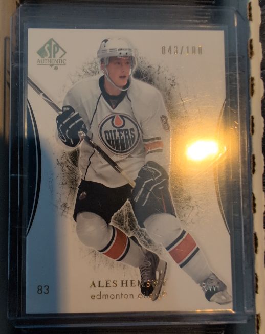 2007-08 Upper Deck SP Authentic #83 Ales Hemsky — front