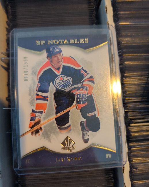 2007-08 Upper Deck SP Authentic Notables #137 Jari Kurri — front