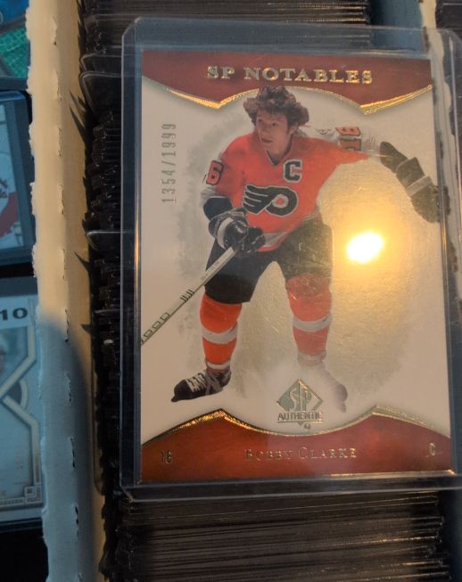 2007-08 Upper Deck SP Authentic #118 Bobby Clarke SP Notables /1999 — front