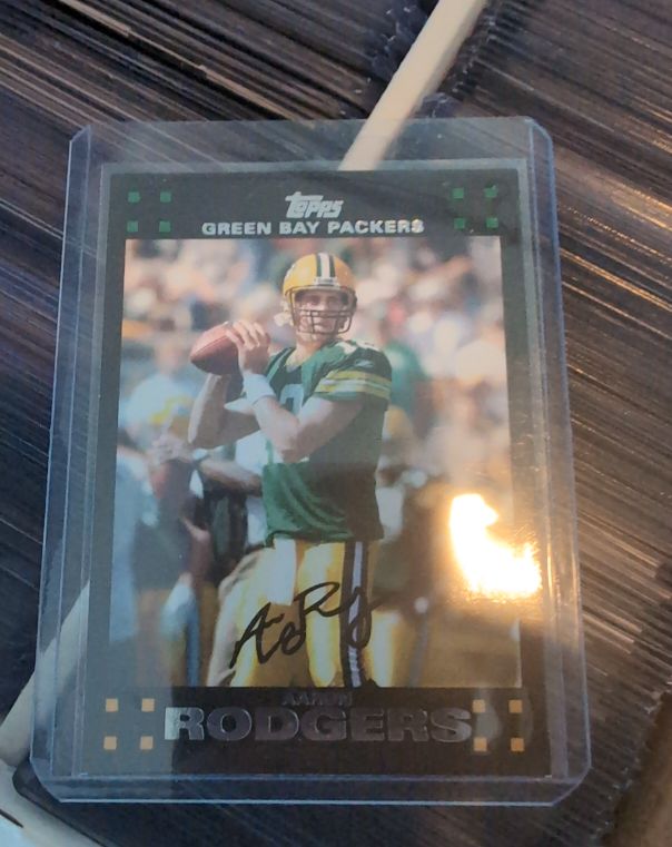 2007 Topps #18 Aaron Rodgers — front
