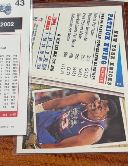 1992 Skybox #43 Patrick Ewing — front