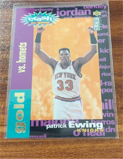 1995 Collector's Choice Crash the Game Gold #C19 Patrick Ewing — front