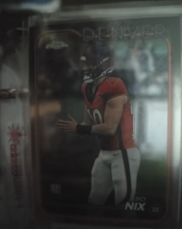 2024 Topps Chrome #206 Bo Nix — front