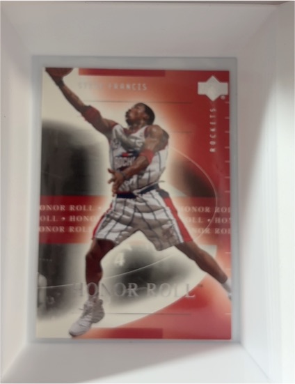 2001-02 Upper Deck Honor Roll #28 Steve Francis — front