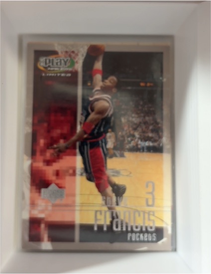 2001-02 UD Playmakers Limited #29 Steve Francis — front