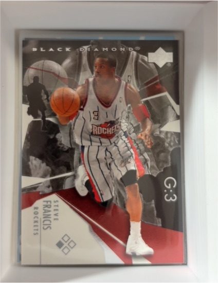 2003-04 Upper Deck Black Diamond #3 Steve Francis — front